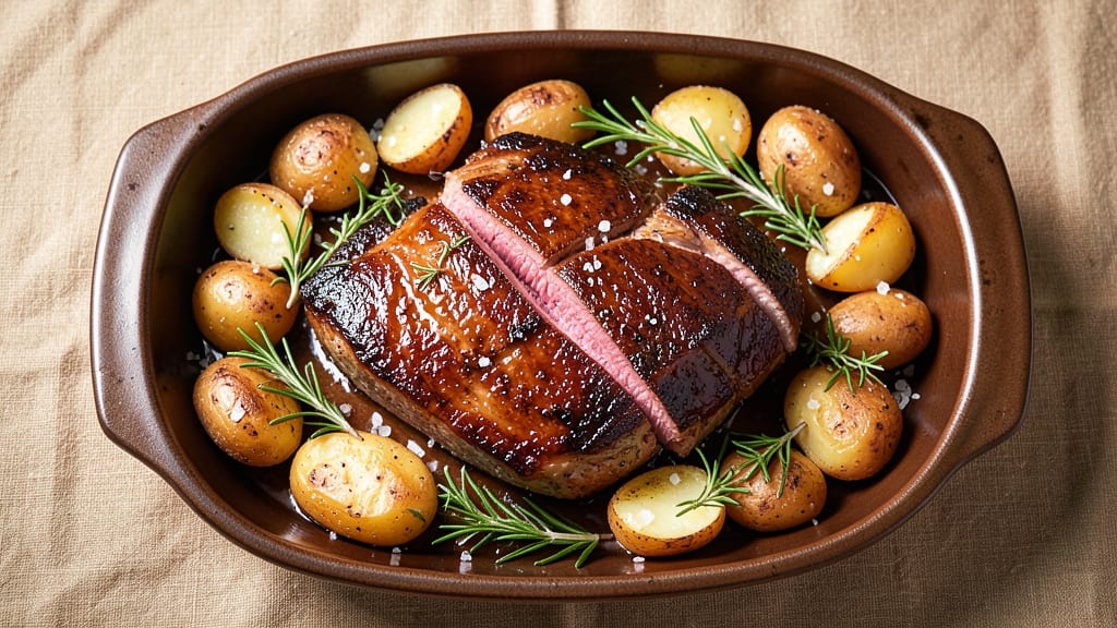 America's Test Kitchen Beef Top Loin Roast With Potatoes Recipe: Juicy Roast Paired With Crispy, Herbed Spuds