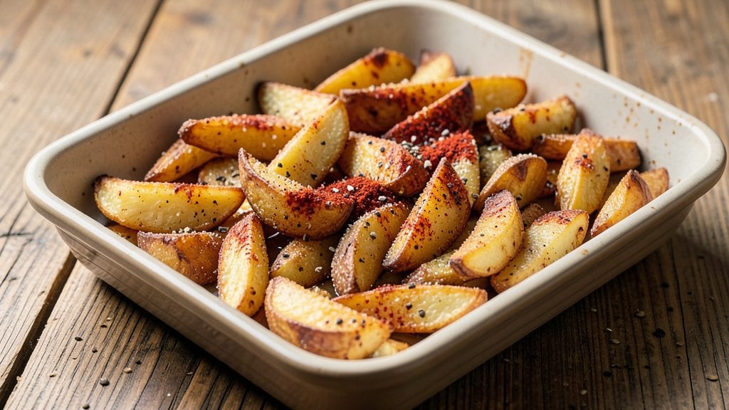 Heart Attack Potatoes Recipe: Ultra-Crispy Cornmeal Crowns with Tangy Mayo Magic