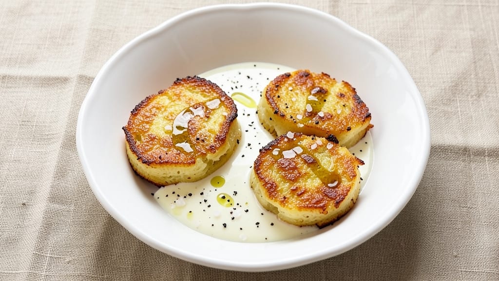 Jamie Oliver's Potato Cake Recipe: Vinegar-Kissed Crisp Wedges with Golden Hearts