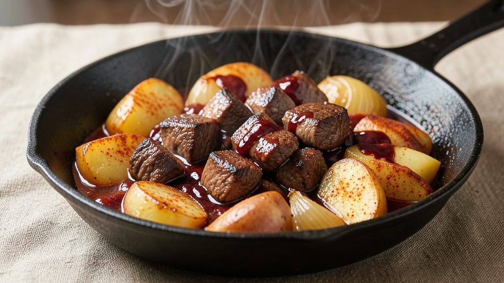 Lidia's Kitchen Beef and Potato Goulash Recipe: Paprika-Kissed Depth and Rustic Richness