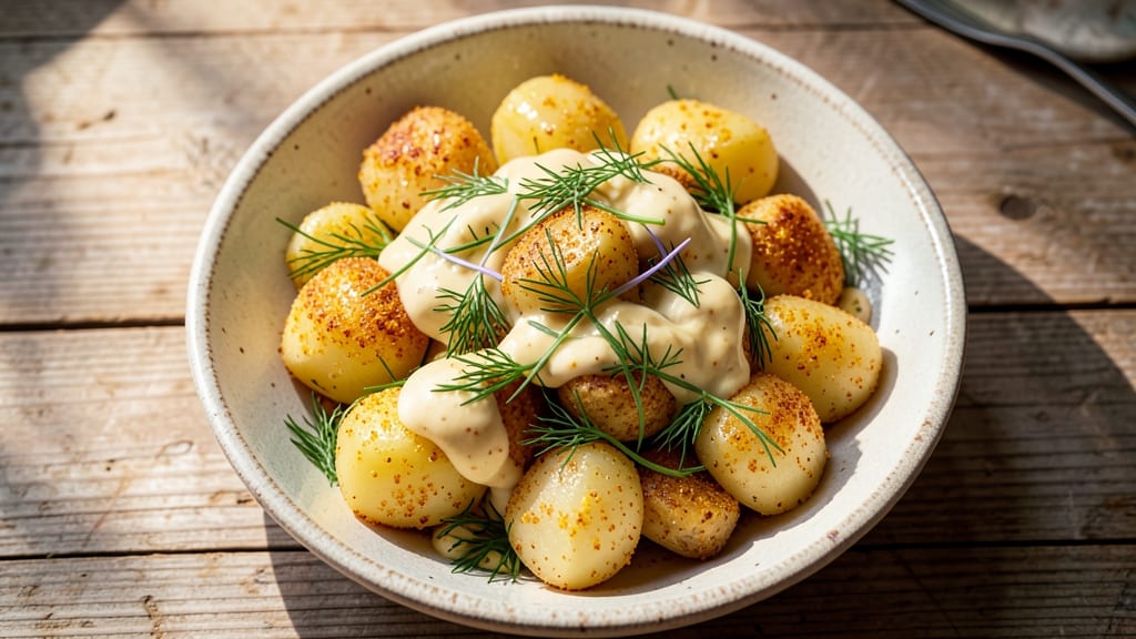 Mark's Feed Store Copycat Potato Salad Recipe: Crispy Cornmeal Crowns Meet Tangy Mayo Magic