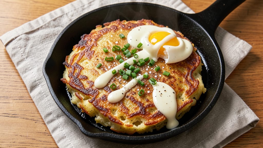 Martha Stewart's Potato Pancake Recipe: Golden Crispy Layers With Herbed Mayo Twist