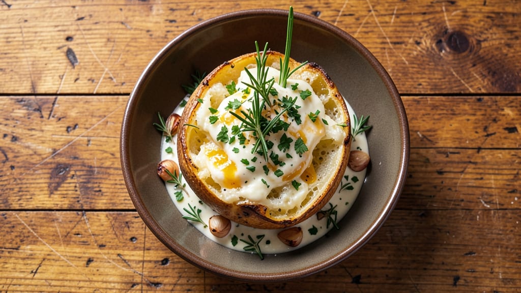 Martha Stewart's Yukon Gold Baked Potatoes Recipe: Herb-Infused Roast With Vinegar-Glazed Crust