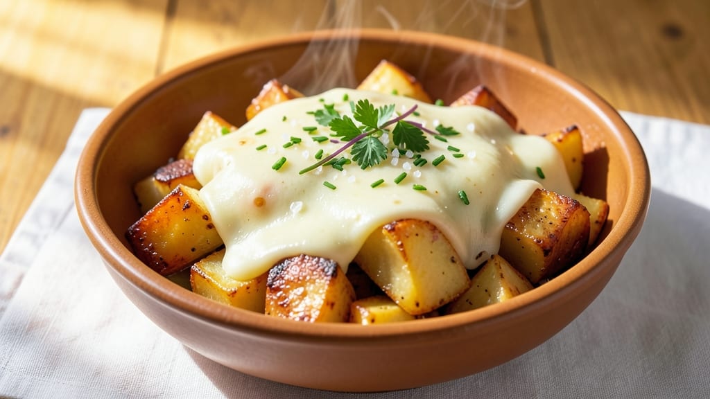 Perkins Breakfast Potatoes Copycat Recipe: Golden Vinegar Glaze Over Ultra-Fluffy Interiors