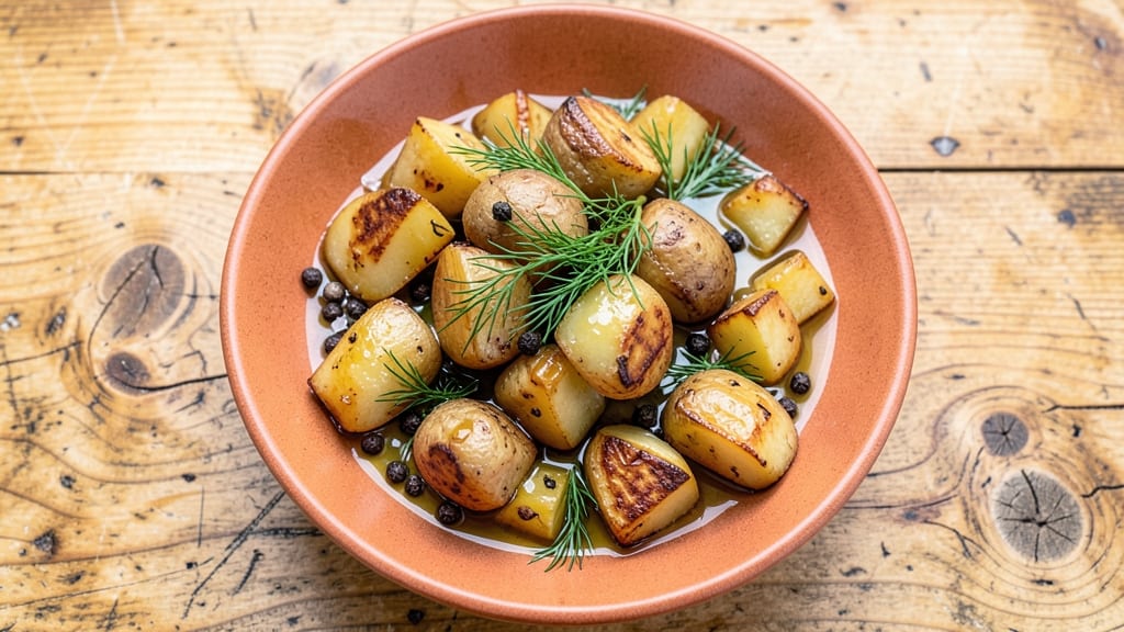Potato Brine Recipe: Vinegar-Infused Crunch Meets Silky Pink Centers