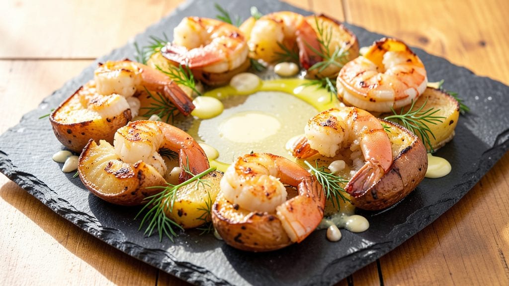 Seafood Potatoes Recipe: Dill-Infused Butter Roast with Crispy Edges