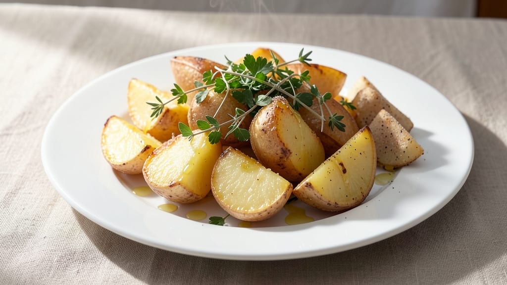 Steamed Potatoes Recipe: Buttery-Soft Wedges With Herbed Vinegar Magic