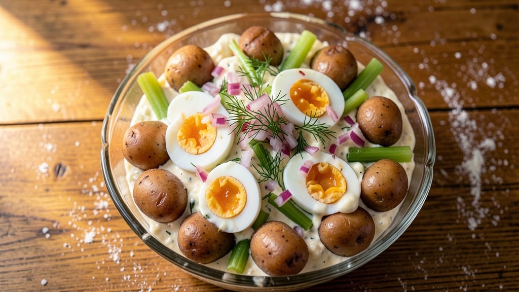 Walmart Amish Potato Salad Recipe: Herb-Infused Mayonnaise with Crunchy Celery Bites